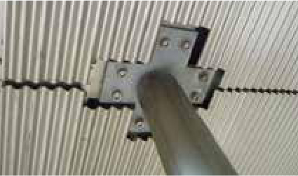 券売所の軒天の外観