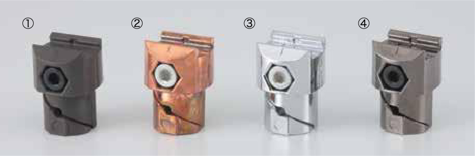 マルチコネクタインナー型に施された表面処理